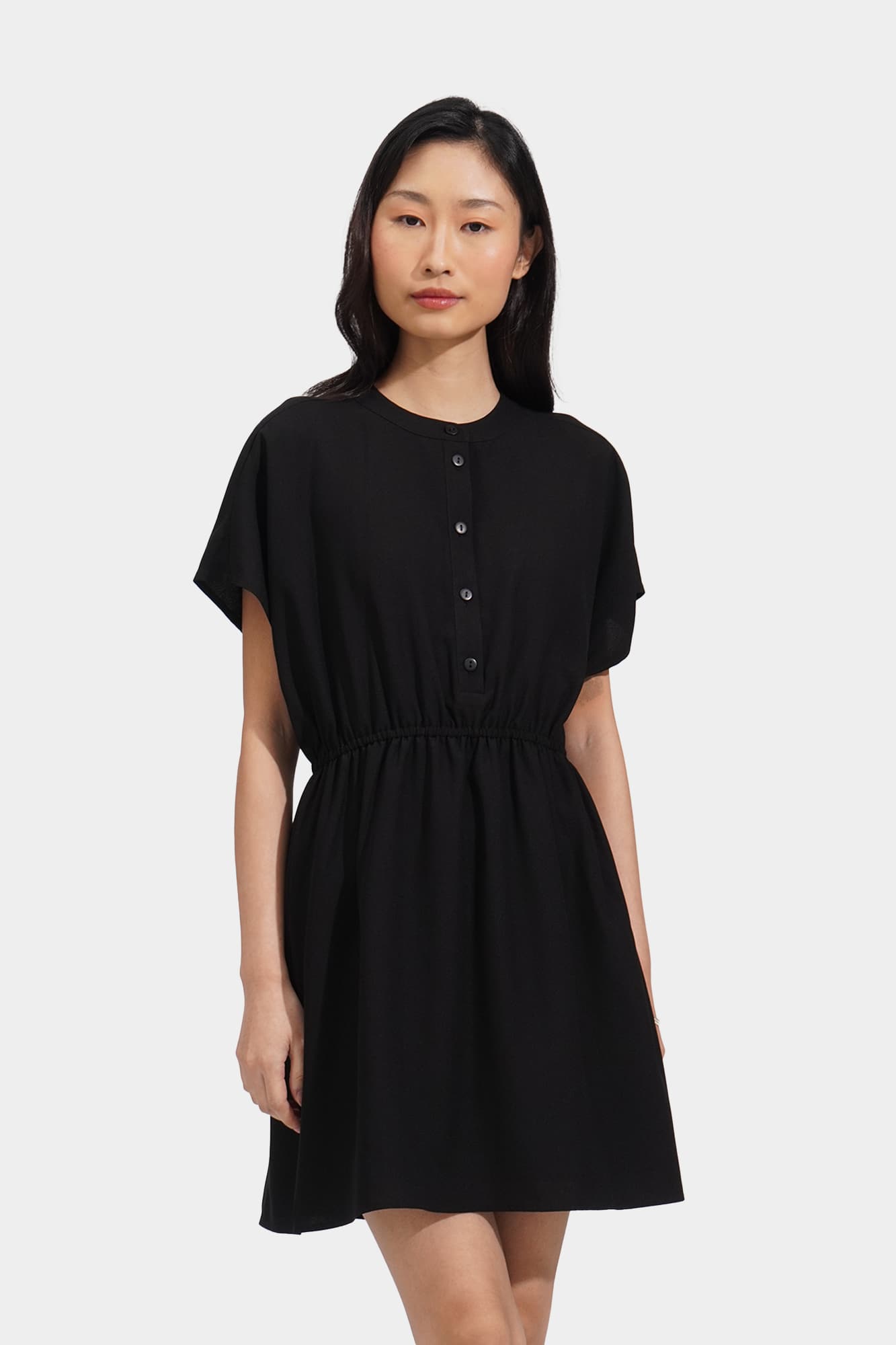 Black Short Sleeved Dress – ForMe