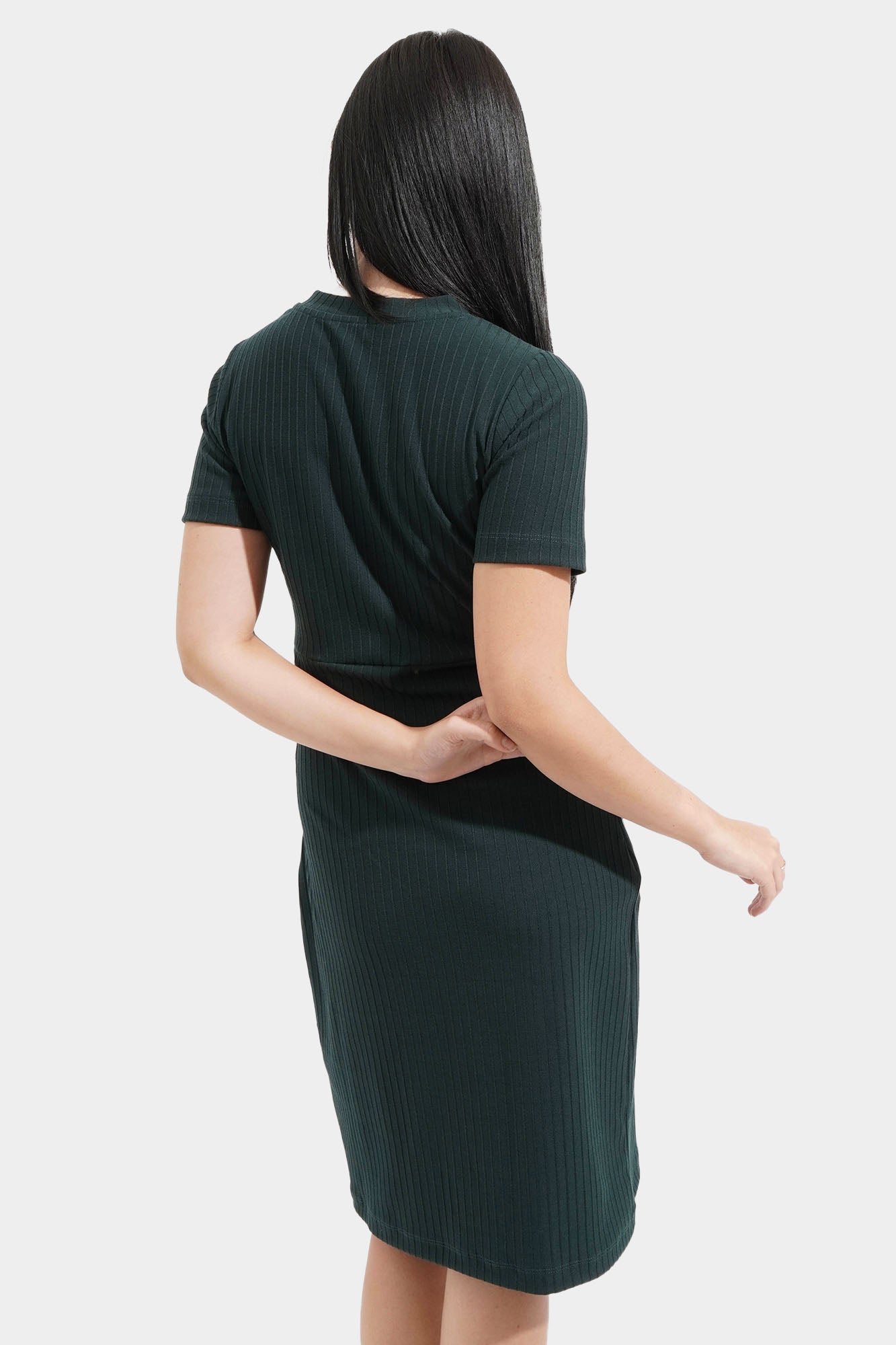 Closet Staples Ribbed Knit Sheath Dress