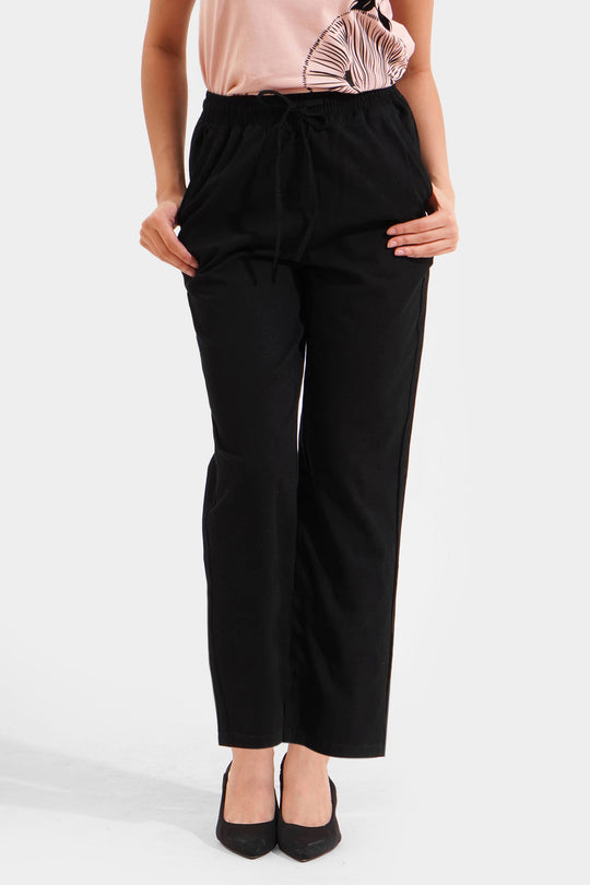 Drawstring Waist Ankle Length Cozy Pants