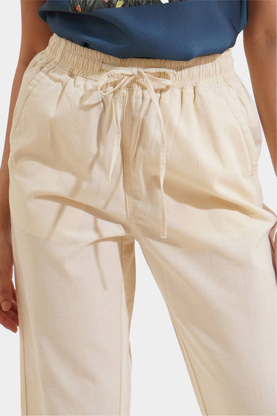 Drawstring Waist Ankle Length Cozy Pants