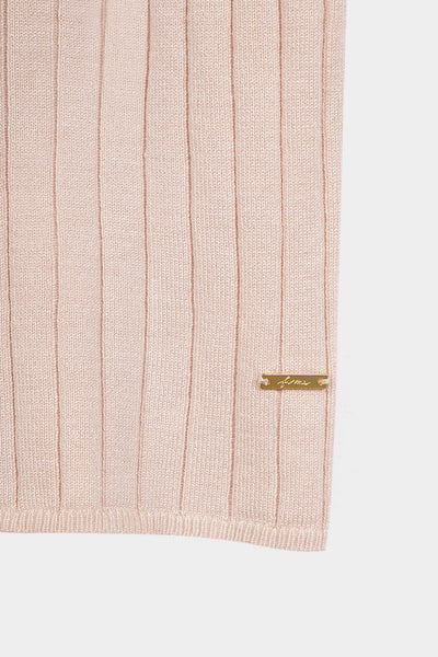 Closet Staples Collared Flat Knit Tee with Contrast Detail