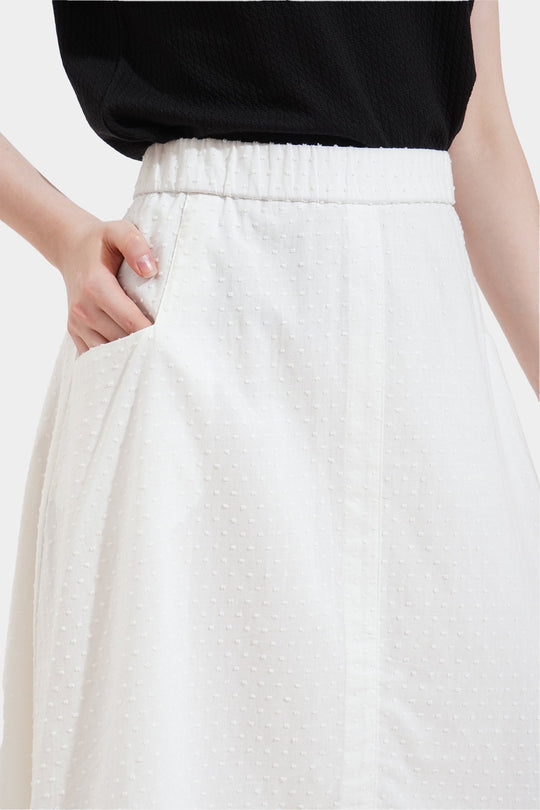 Textured Midi Skirt
