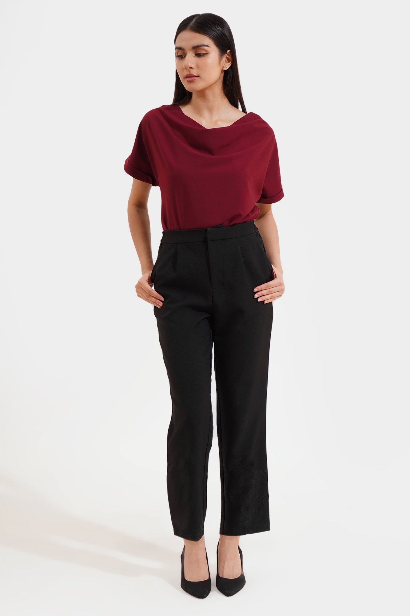 Fine Line Ankle Length Cozy Pants