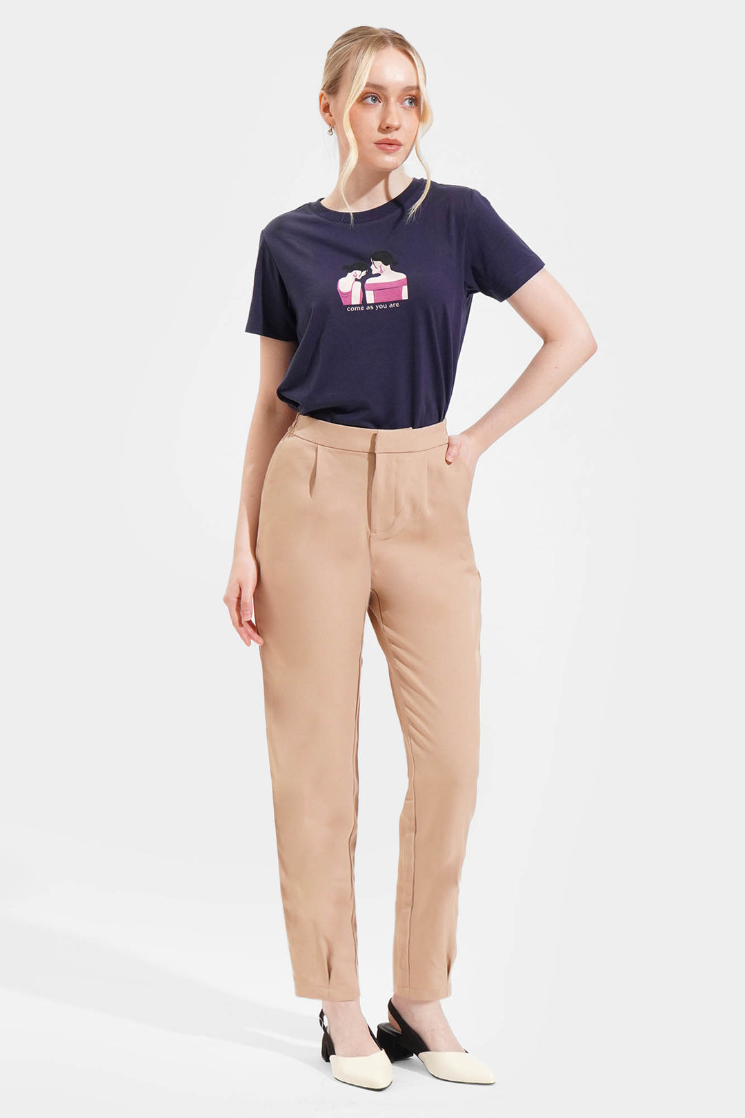 Fine Line Ankle Length Cozy Pants