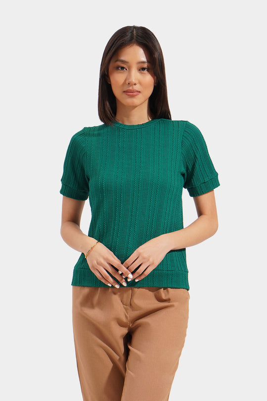 Cable Knit Tee