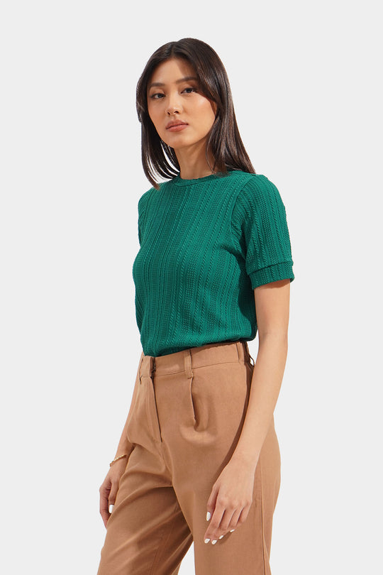 Cable Knit Tee