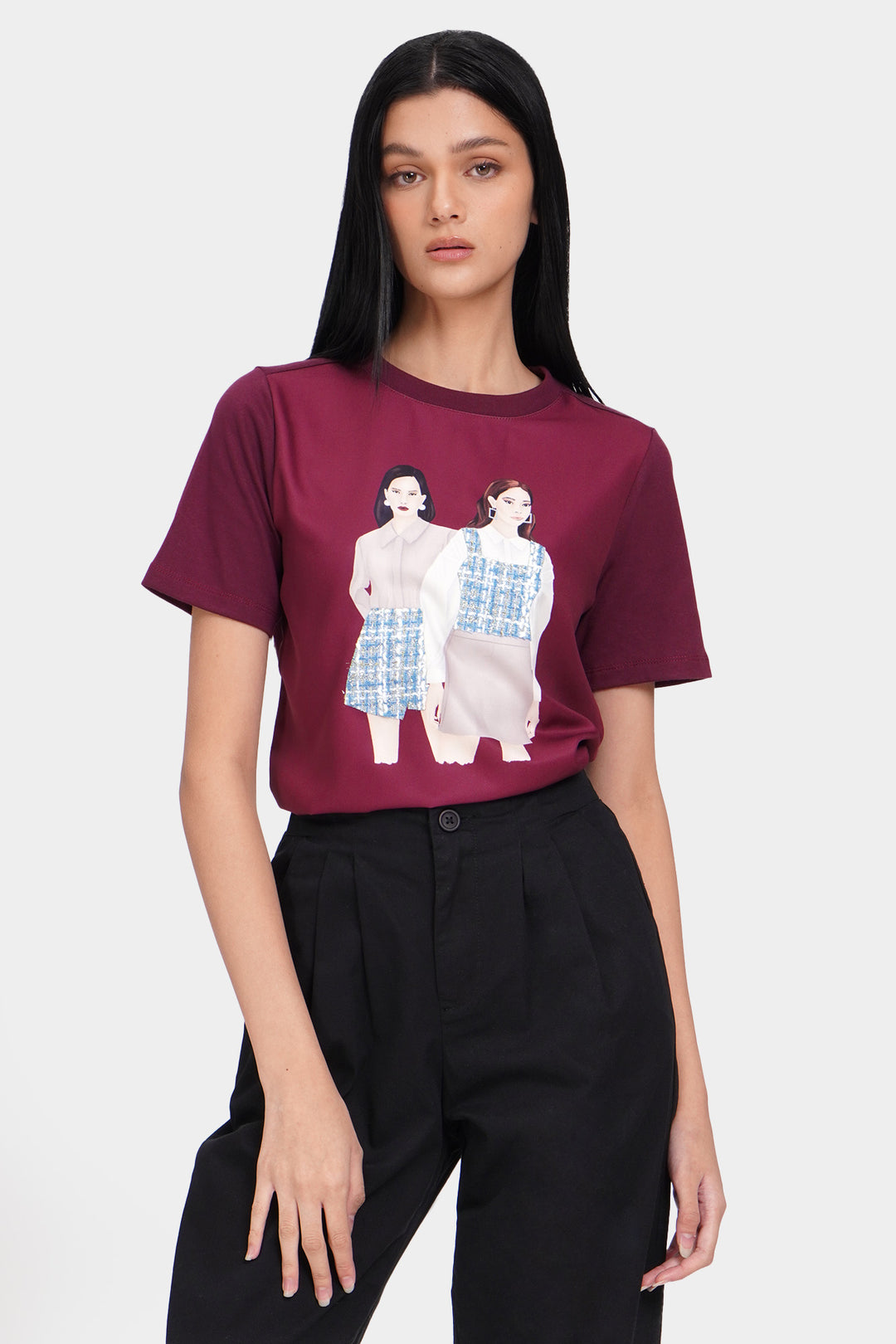Women on Tweed Graphic Tee