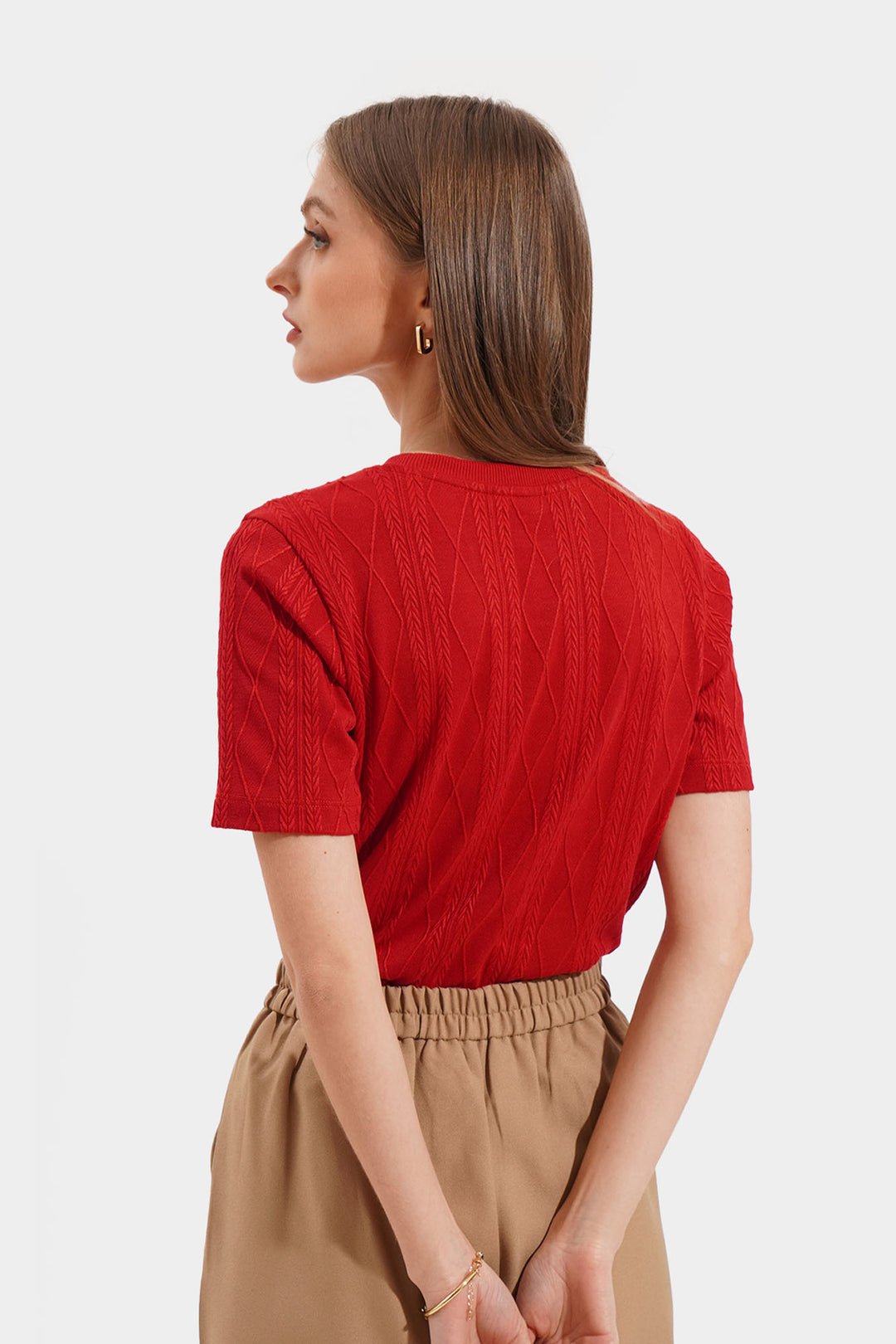 Cable Knit Tee