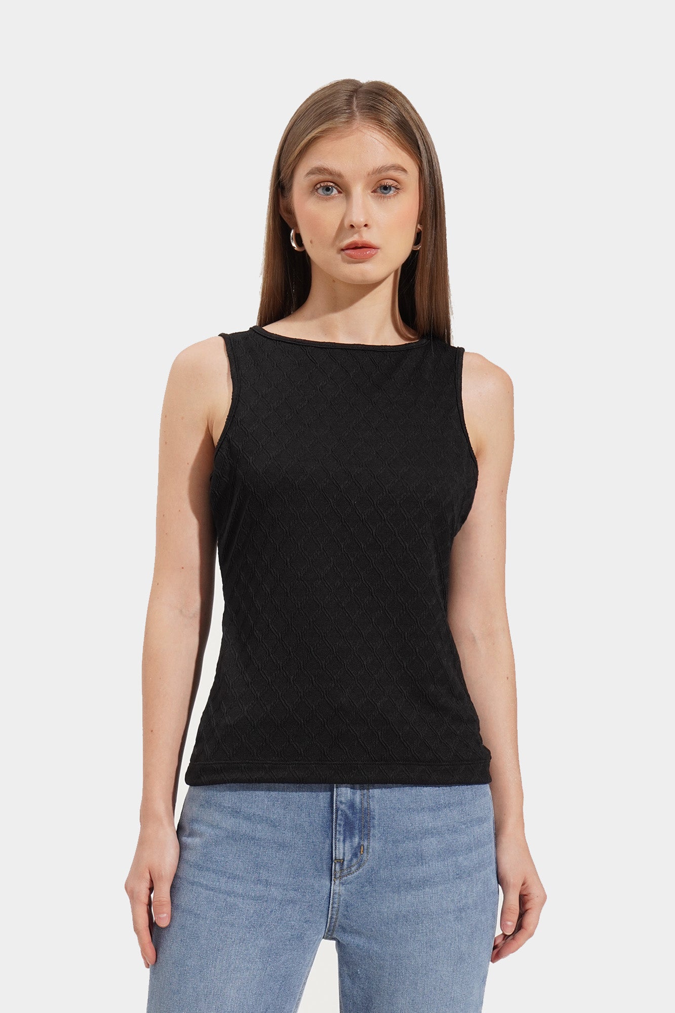 Jacquard Puff Sleeve Tee – ForMe