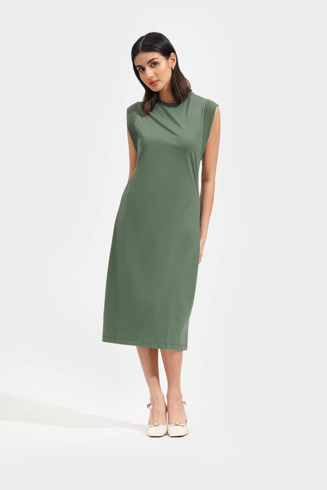 Closet Staples Ribbed Sleeve Shift Dress ForMe Closet Staples Ribbed Sleeve Shift Dress ForMe