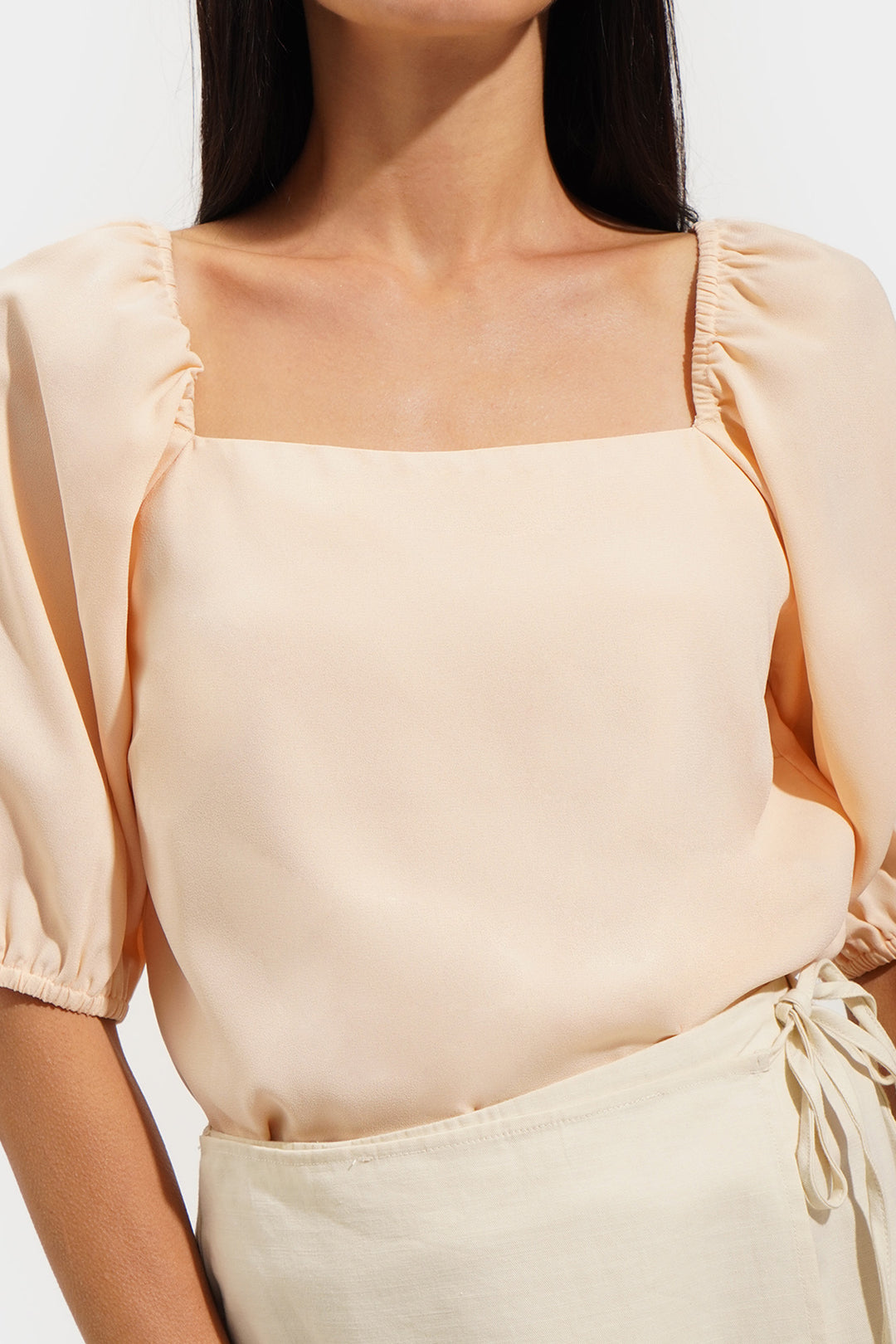 Two-Way Square Neck Shirt