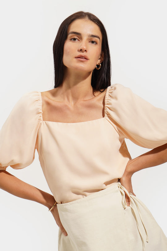 Two-Way Square Neck Shirt