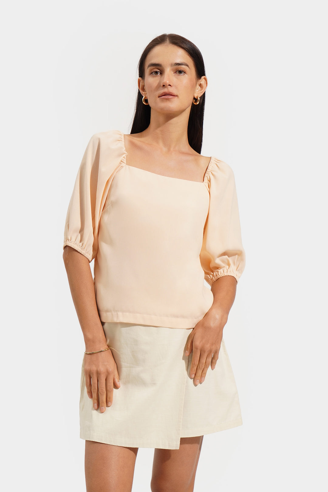 Two-Way Square Neck Shirt