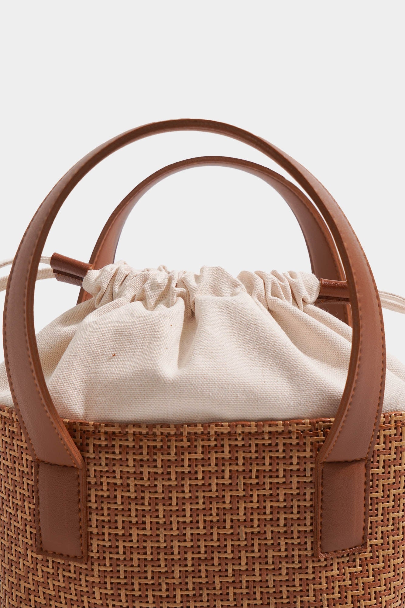 Riu Ribbon rattan basket bag - メルカリ