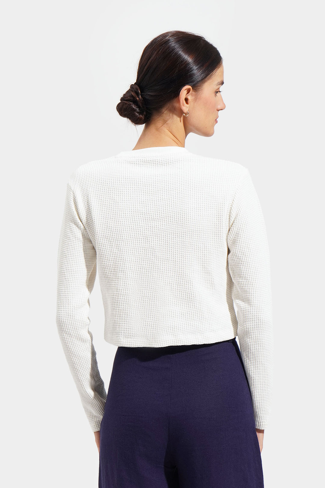 Waffle Knit Cardigan
