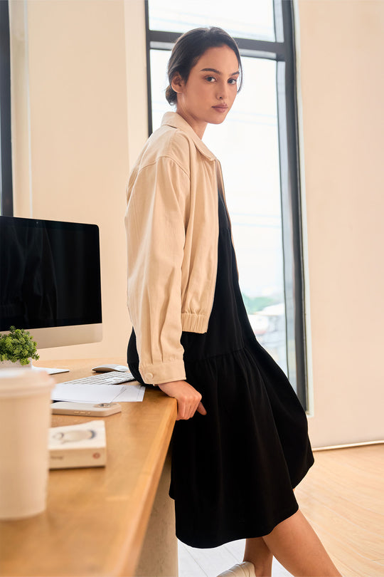Collared Bomber Jacket