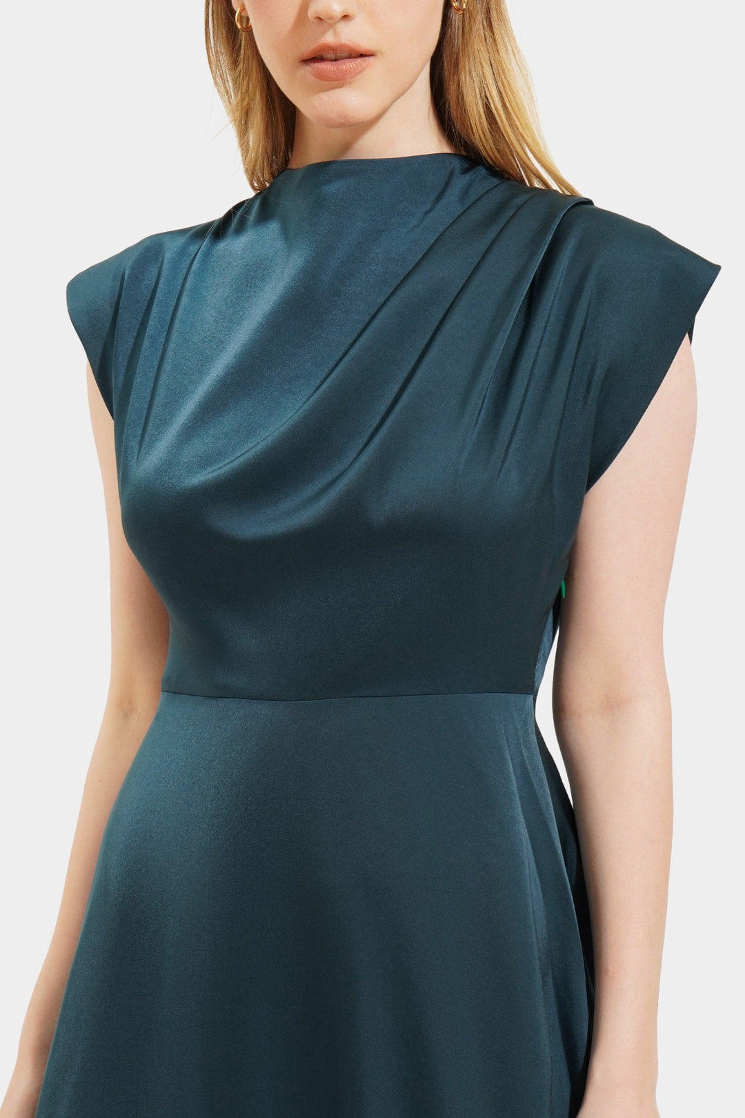 Satin Cowl Neck Dress ForMe Satin Cowl Neck Dress ForMe