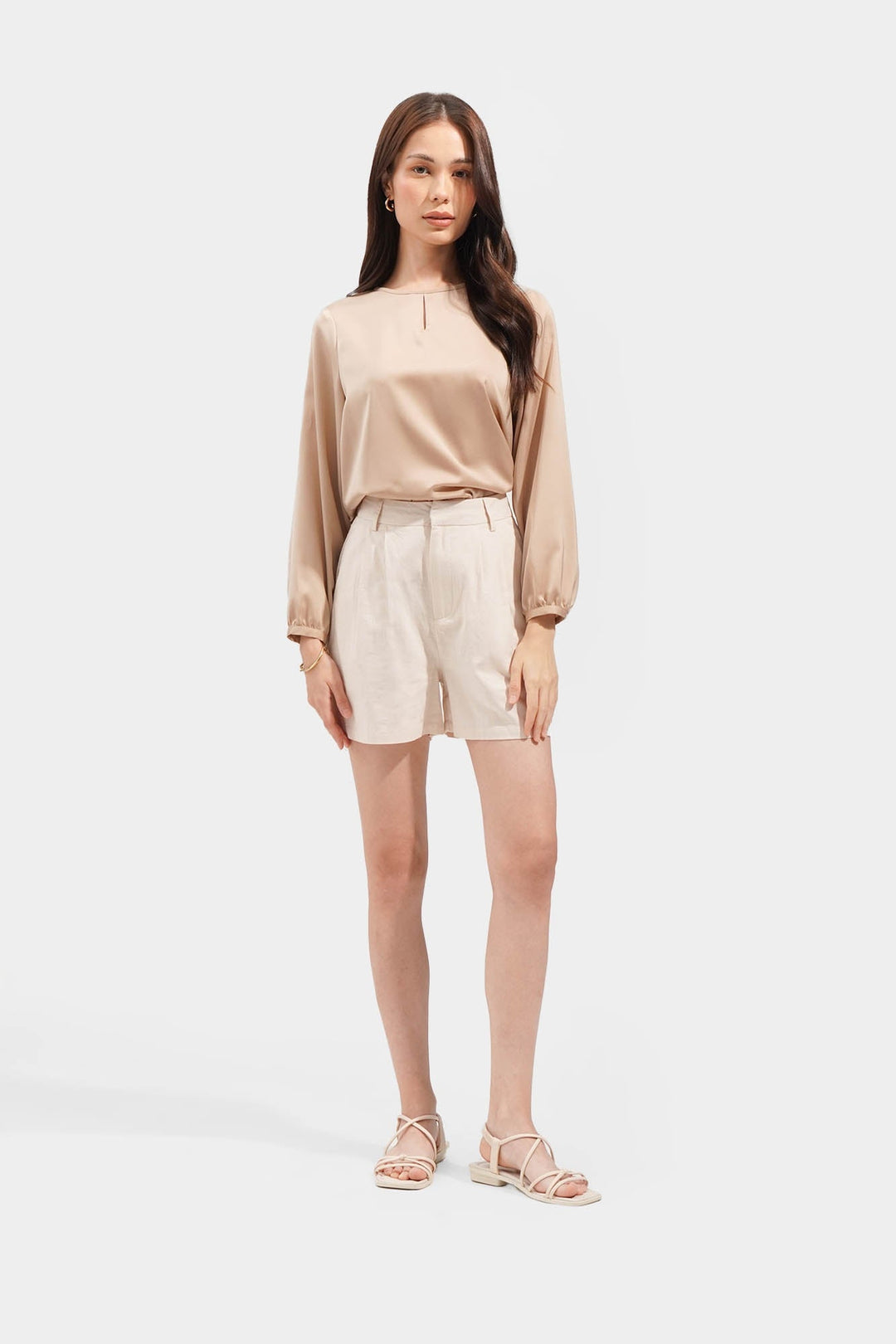 Long Sleeve Top with Slit Detail