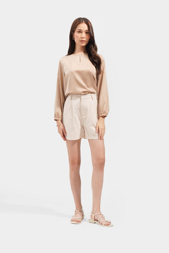 Long Sleeve Top with Slit Detail