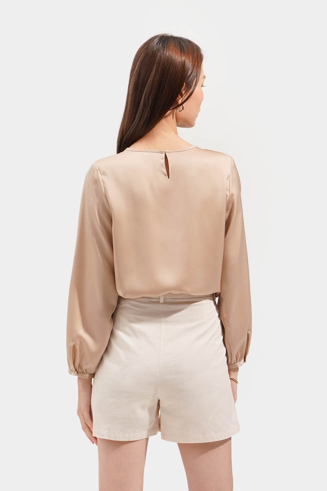 Long Sleeve Top with Slit Detail