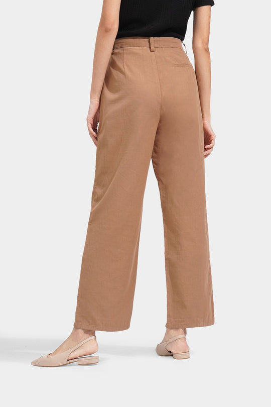 Extended Tab Straight Trousers