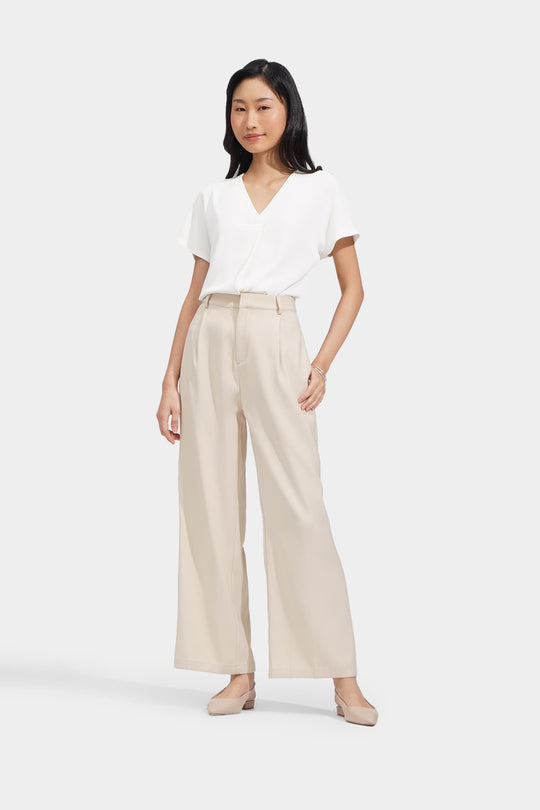 Extended Tab Straight Leg Trousers