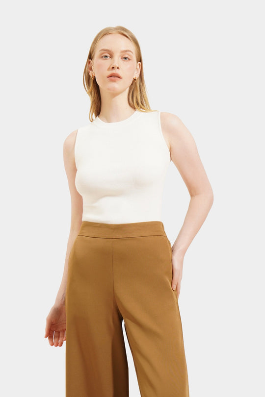 Knitted Sleeveless Top