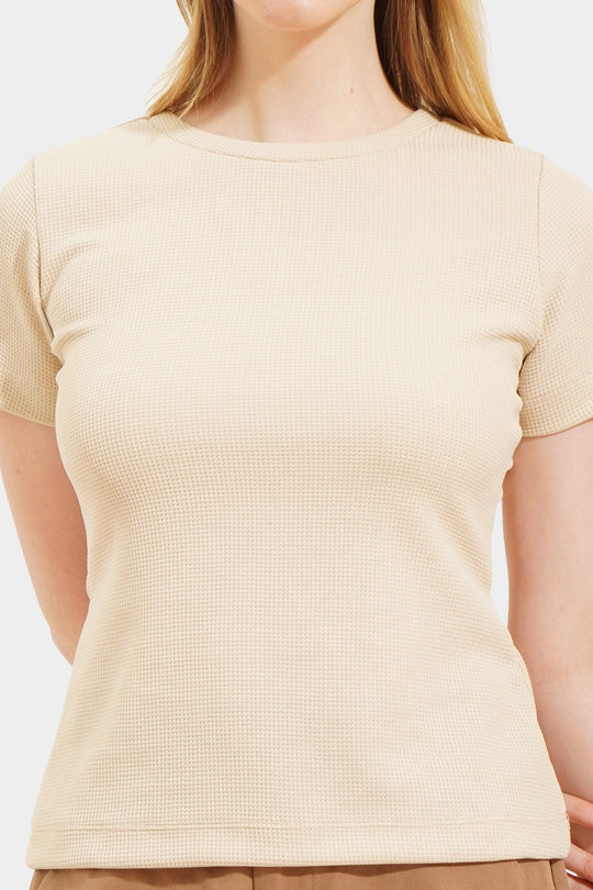 Waffle Knit Tee