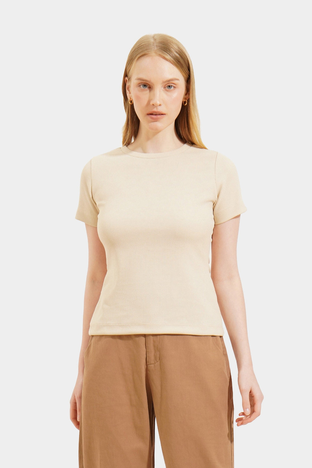 Waffle Knit Tee