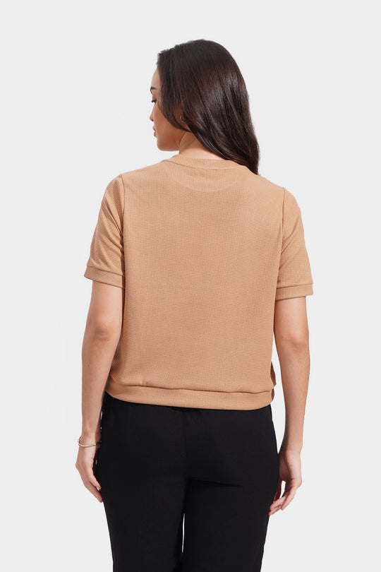 Waffle Knit Tee