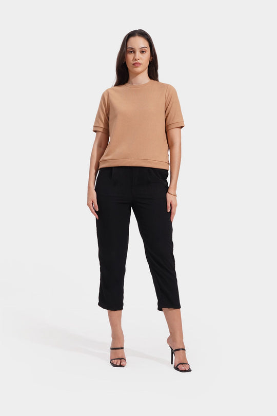 Waffle Knit Tee