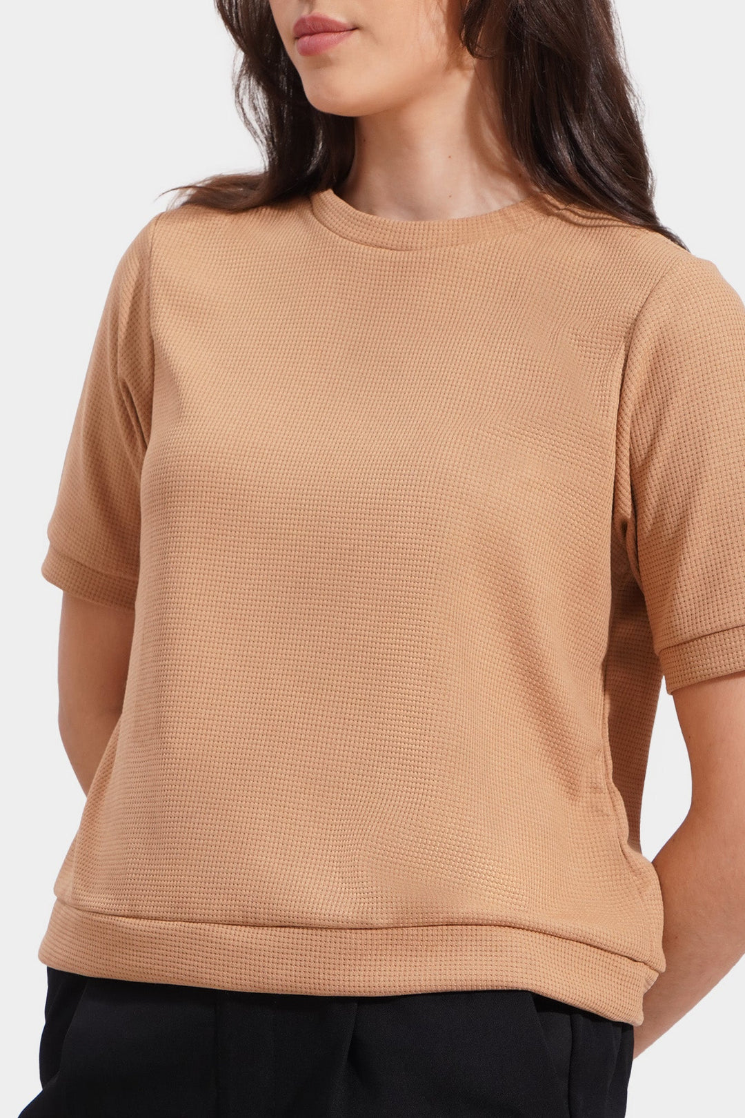 Waffle Knit Tee