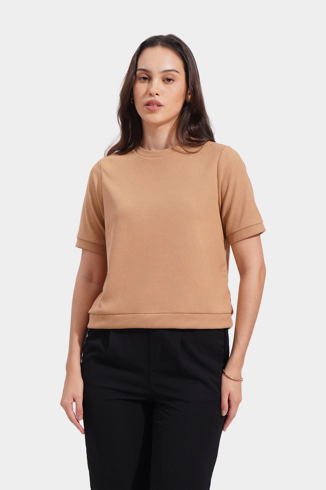 Waffle Knit Tee