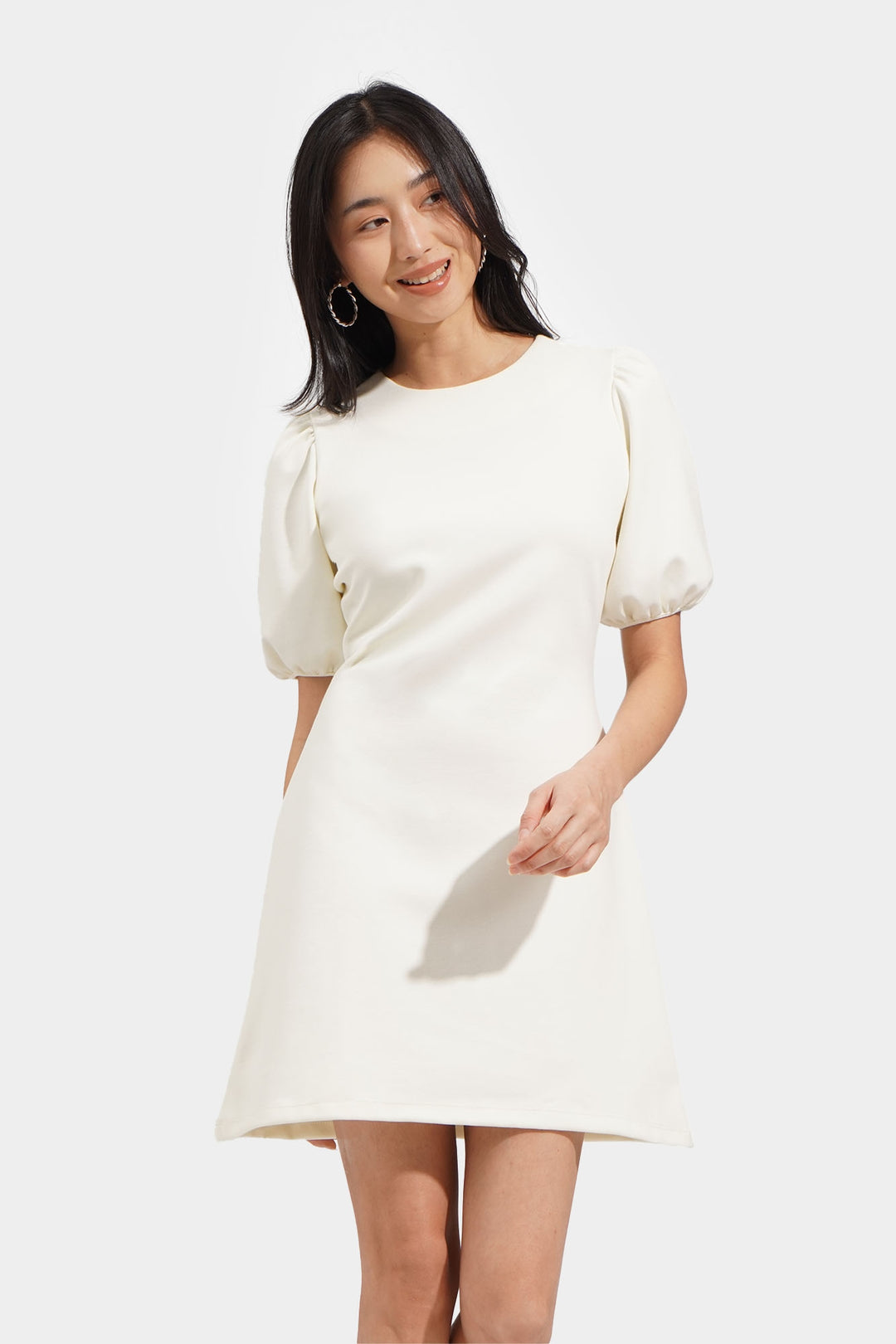 Puff Sleeves Dress