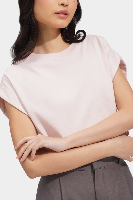 Basic Tee With Volume Sleeves