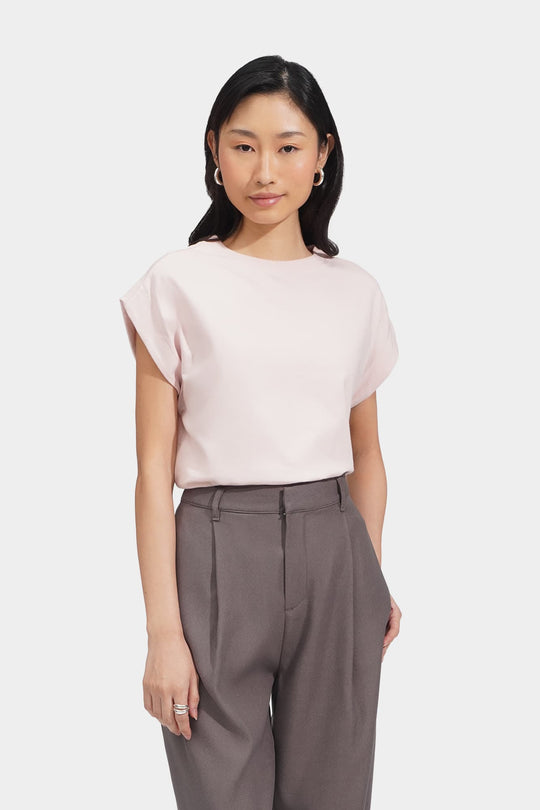 Basic Tee With Volume Sleeves