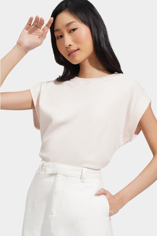 Basic Tee With Volume Sleeves