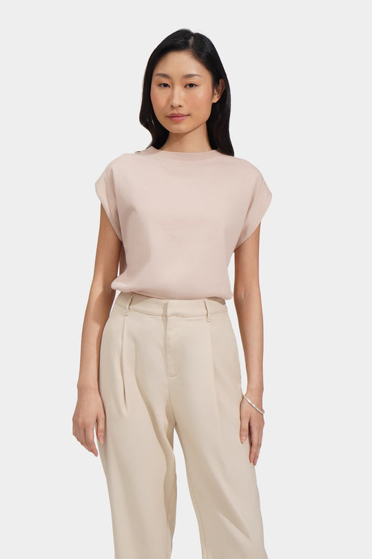 Basic Tee With Volume Sleeves