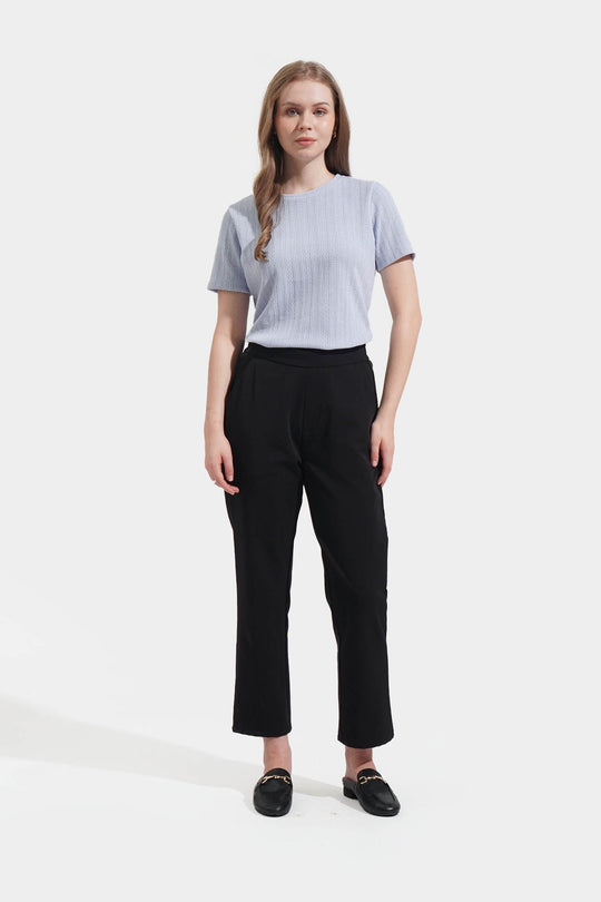 Jacquard Knit Tee