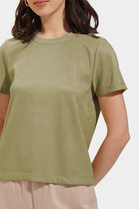 Textured Relaxed Fit Tee