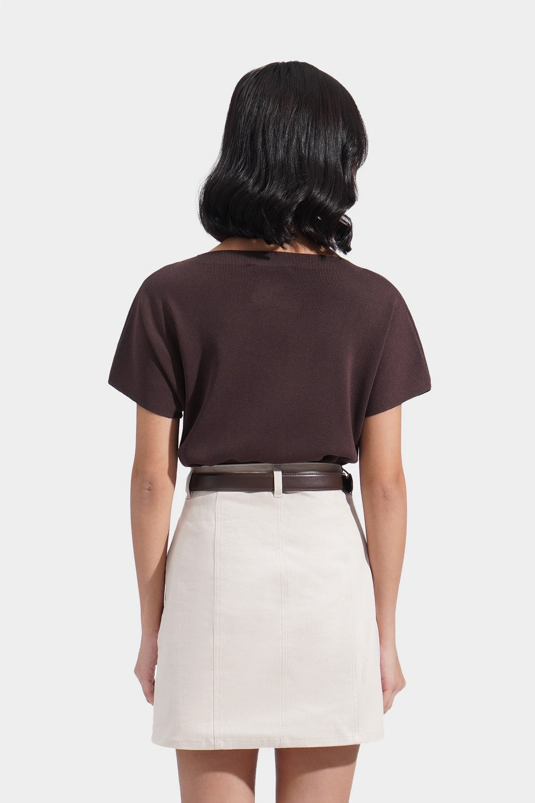 Flat Knit Extended Sleeves Tee