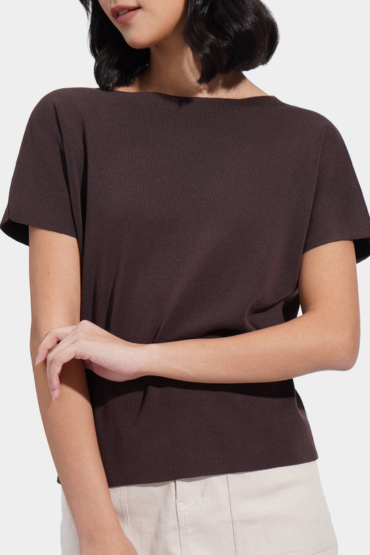 Flat Knit Extended Sleeves Tee