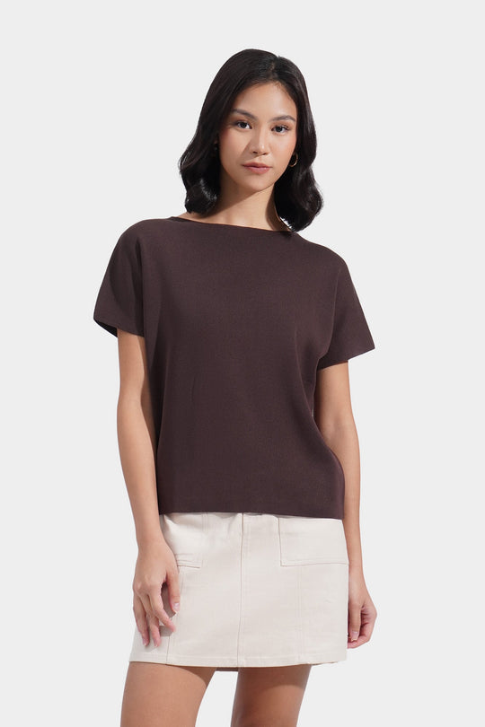 Flat Knit Extended Sleeves Tee