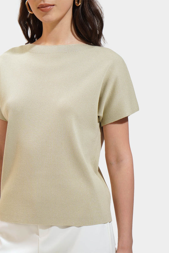 Flat Knit Extended Sleeves Tee