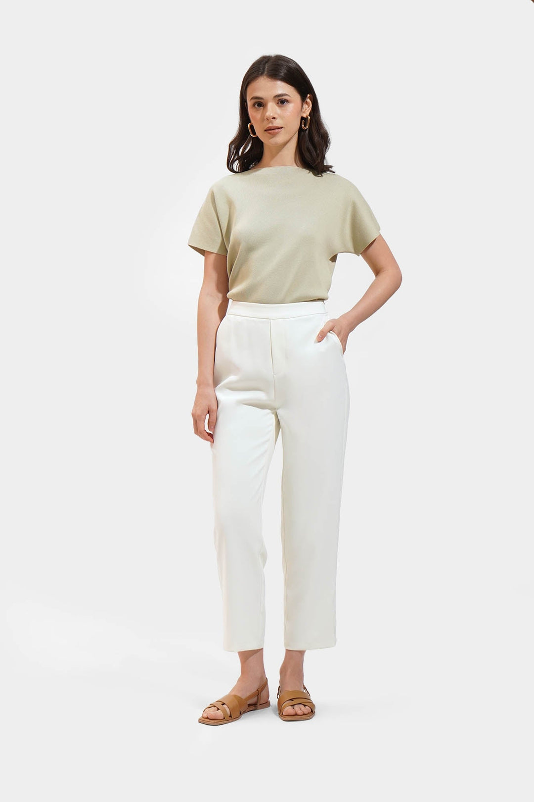 Flat Knit Extended Sleeves Tee