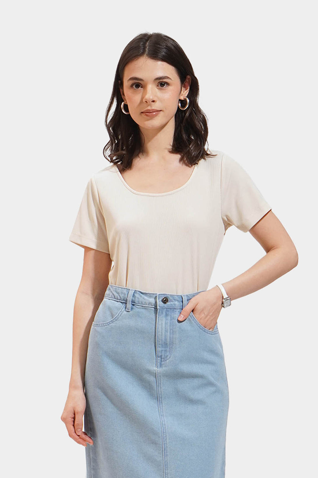 Scoop Neck Tee