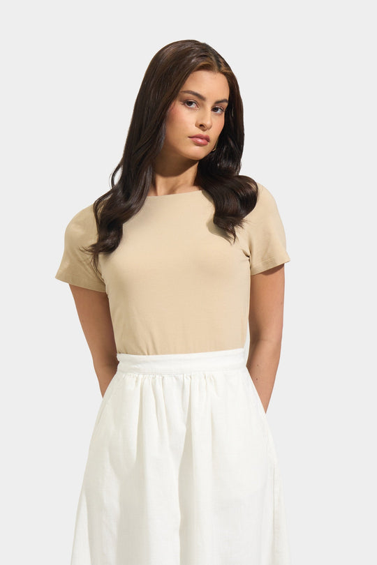 Cap Sleeves Tee