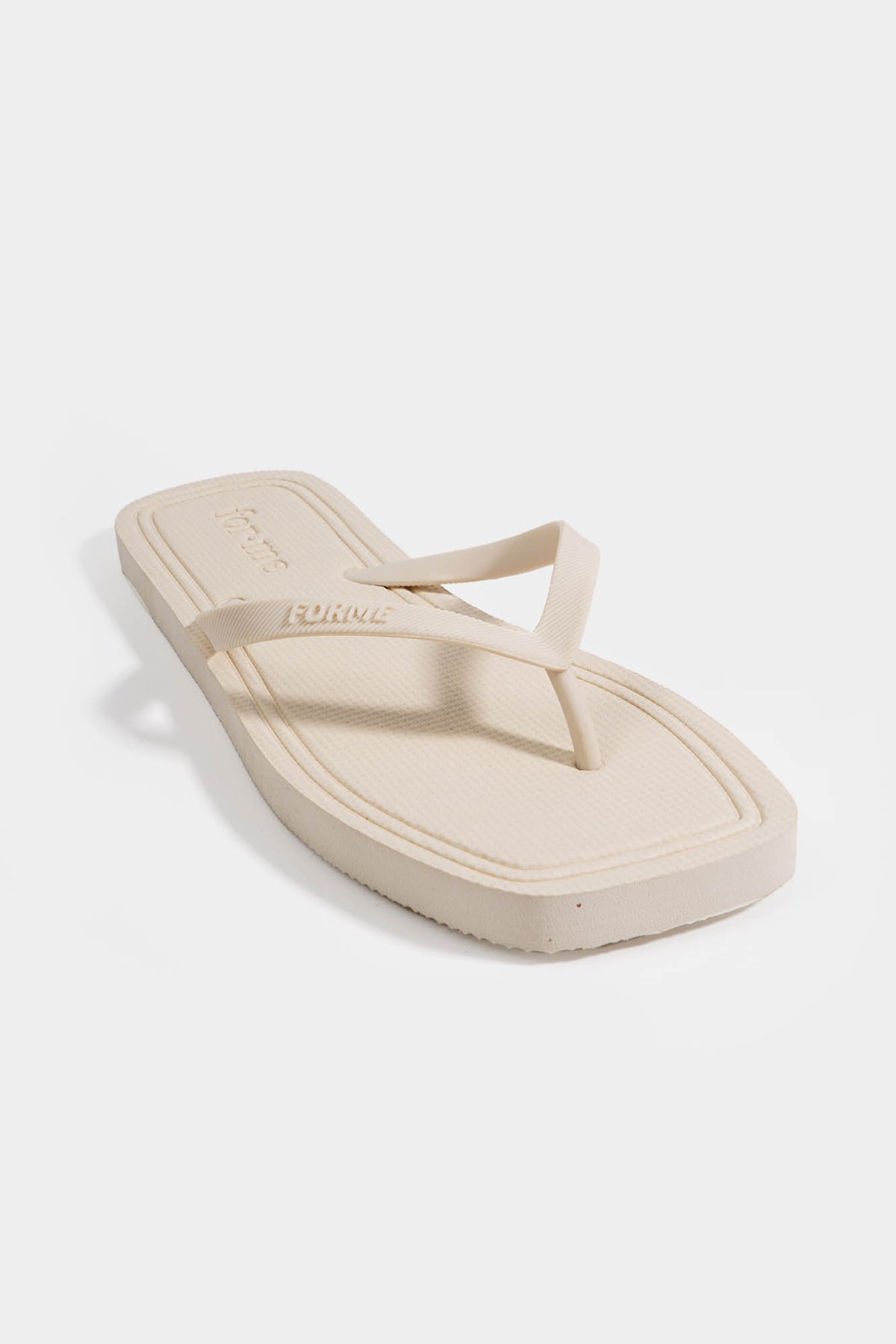 Square-Toe Flip Flops - Main Image