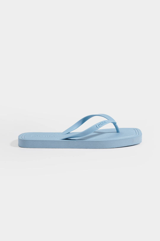 Square-Toe Flip Flops