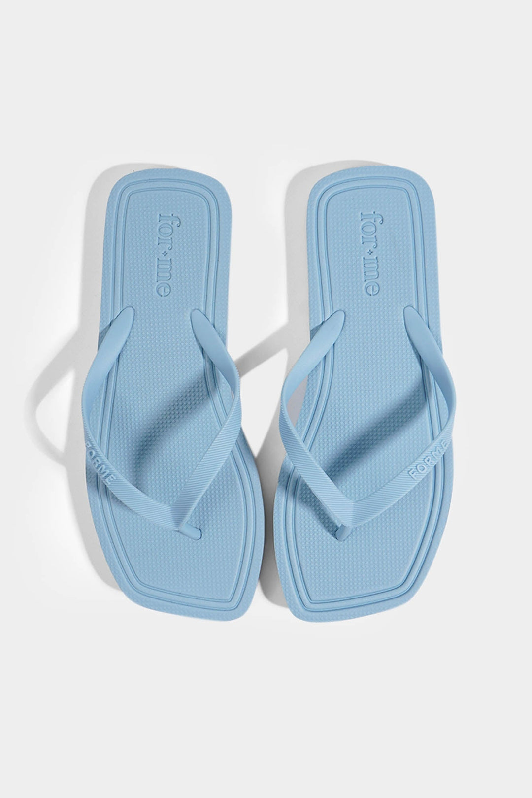 Square-Toe Flip Flops